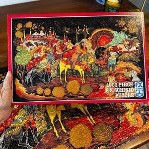 F.X. Schmid Russian Treasure Colorful Horsemen Jigsaw Puzzle